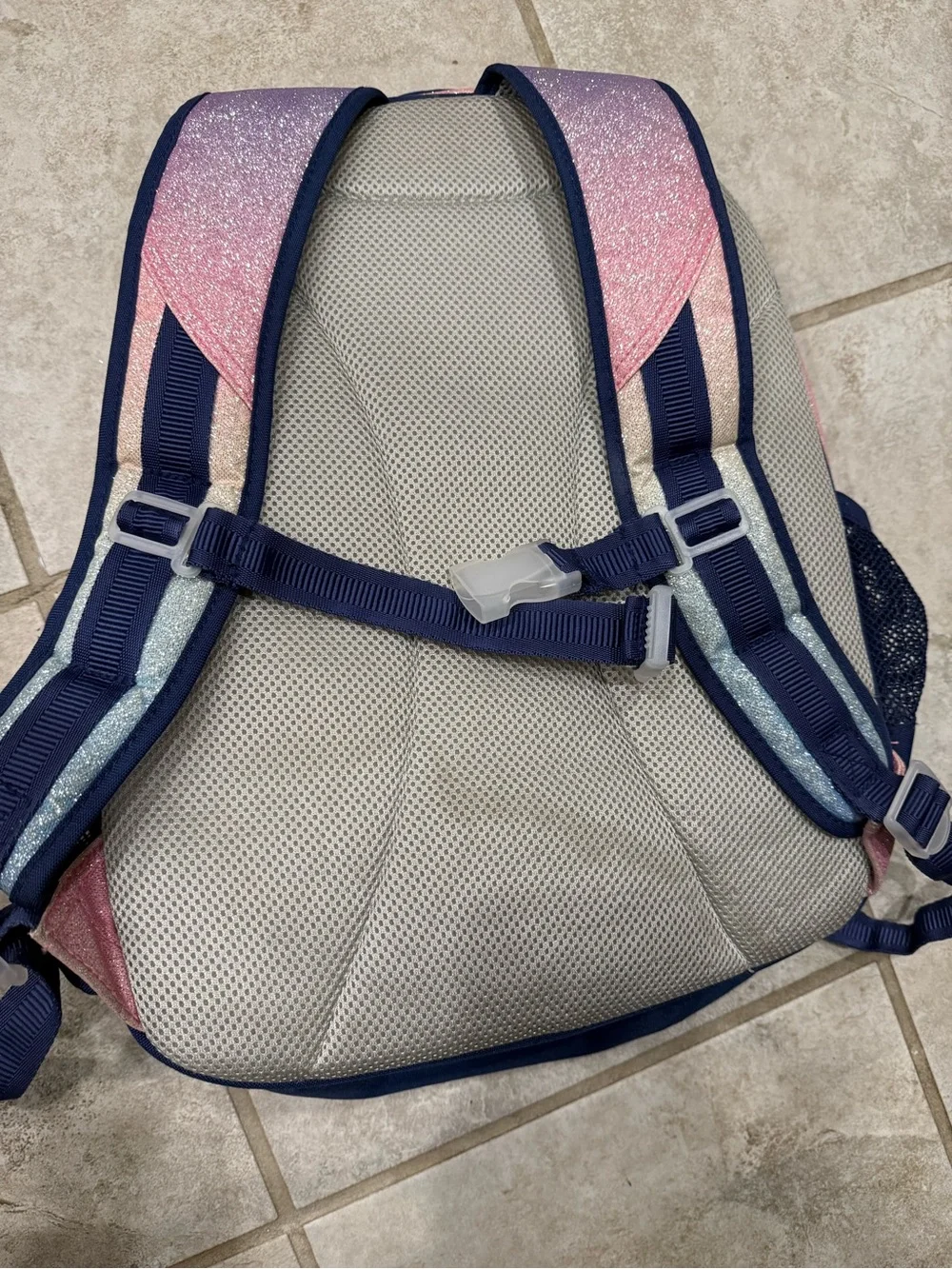 Pottery Barn Kids Glitter Ombre Backpack and Lunch Bag Set